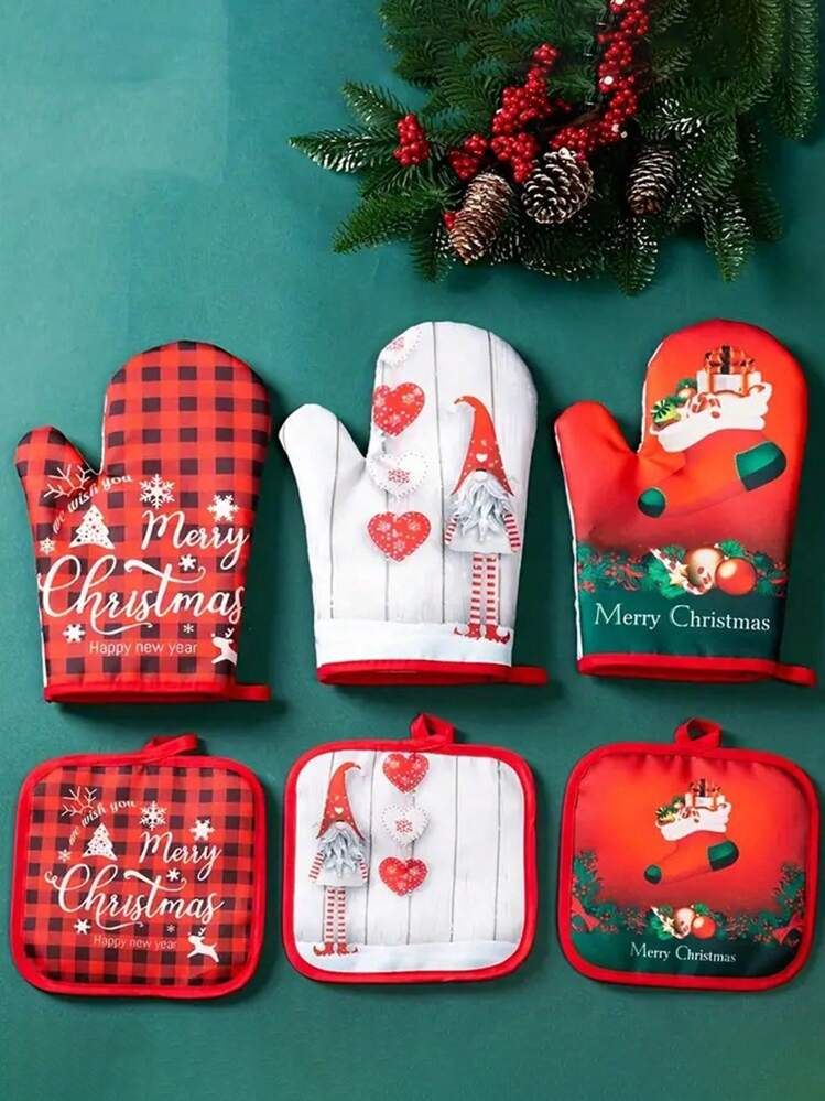 Снимка на Ръкохватка с ръкавица КОЛЕДА